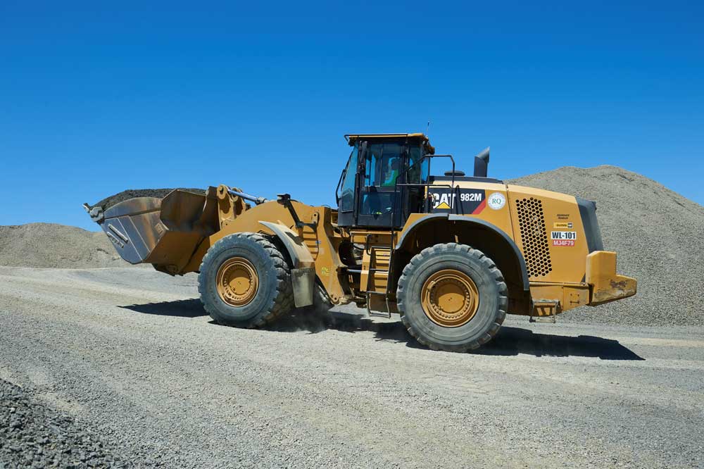 Heavy Construction equipment needs good entrance rock